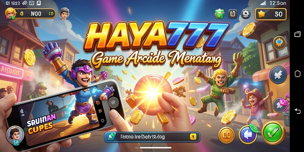 Tampilan utama gameplay HAYA777 yang penuh aksi menarik.