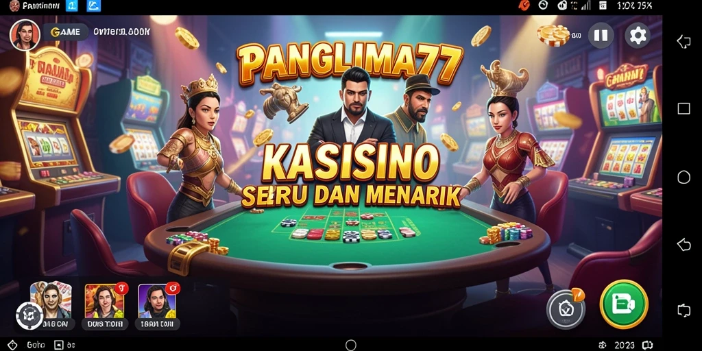 Screenshot gameplay PANGLIMA77 yang menunjukkan keseruan permainan Kasino.