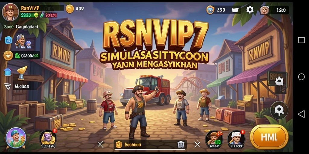 Tampilan gameplay RSNVIP7 dengan aksi seru dari dunia Tycoon.