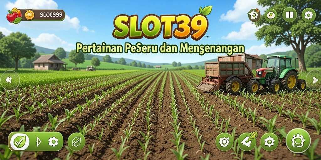 Tampilan gameplay SLOT39 yang menarik dalam pengelolaan pertanian.